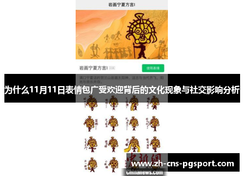 为什么11月11日表情包广受欢迎背后的文化现象与社交影响分析